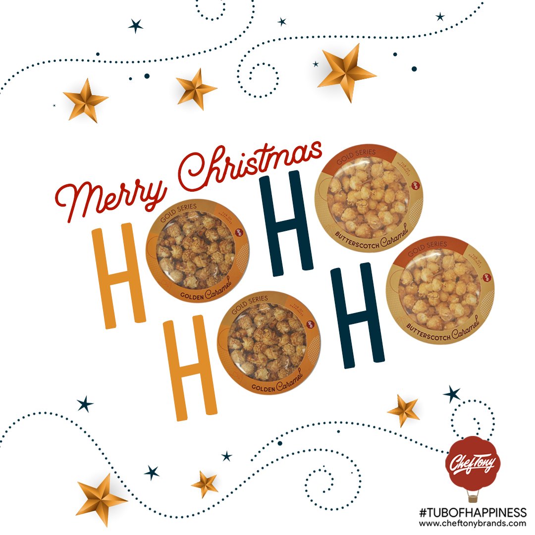cheftonyphils's tweet photo. It's the most wonderful time of the year! Wishing all of you a very #GOLDelicious Christmas 😘

#christmas #goutmetsnack #gourmetpopcorn https://t.co/153vHkxJWW