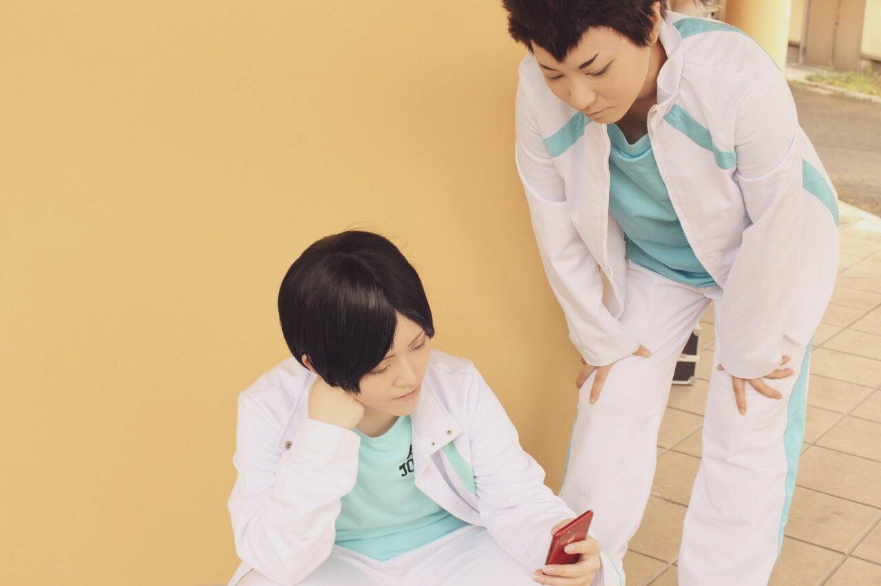 Shinakki 9日瀬の本 コスプレ注意 ハイキュー 青葉城西高校 1年 Mb 背番号 12番 金田一 勇太郎 飴玉さん Rakuen4 Ws 背番号 13番 国見 英 Shinakki Photo ピヨリ先生 Piyo Ri424