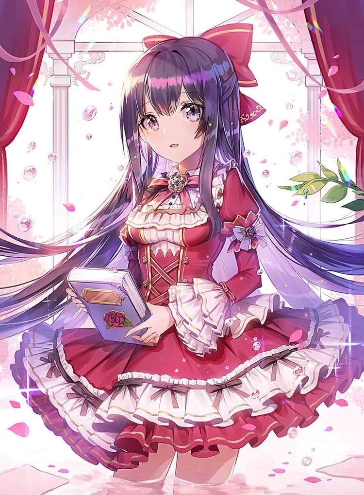 “Huh?”

She’d smile kindly at the reader, followed shortly after by a shy laugh.

“Is it that time of year already? I guess I missed my count down this time. Anyways, Merry Christmas Eve!”

The brunette would cheer.