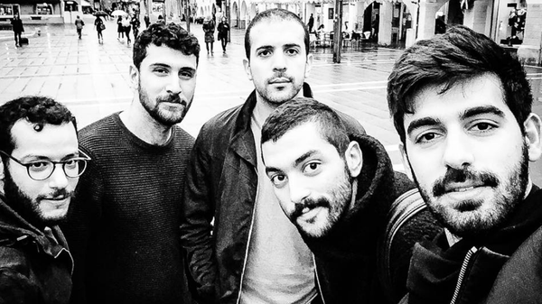 ThatNerdJessie's tweet photo. Hey @_TrevorC, there's a band from Lebanon called Mashrou' Leila and the drummer looks exactly like you. https://t.co/pxbAkLDl8N