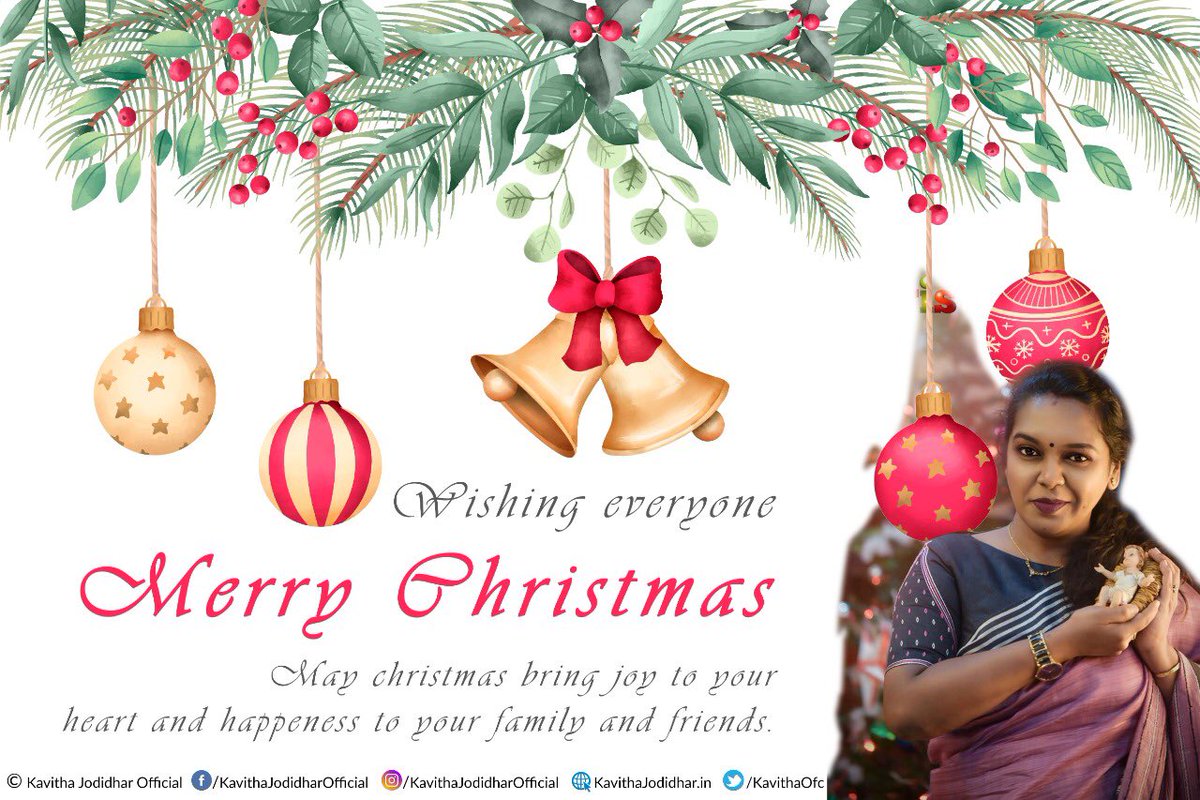 kavithaofc's tweet photo. ಶಾಂತಿ ಮತ್ತು ಪ್ರೀತಿ ಸಂದೇಶ ಸಾರುವ
ಕ್ರಿಸ್ಮಸ್ ಹಬ್ಬದ ಶುಭಾಶಯಗಳು

May Christmas bring joy to your heart and happiness to your family and friends. 

Merry Christmas https://t.co/nVHdO9pHpC