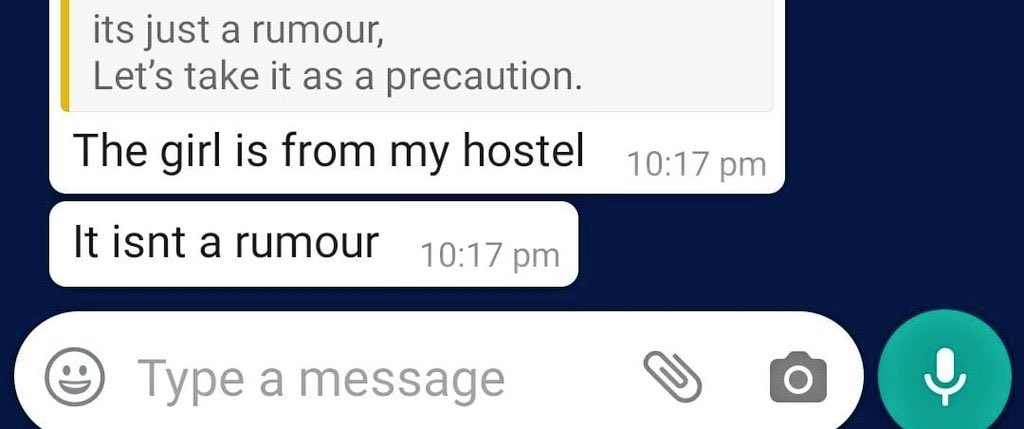 Saqlain_Tanv33r's tweet photo. What I know so far from RELIABLE sources:

1. It happened in H-12 campus.
2. It probably occurred near the newly inaugurated NSTP building.
3. It was allegedly done by a construction worker.
4. NUST has his CNIC copy since thats how you enter.
5. THIS IS NOT A RUMOUR
#RapeinNust https://t.co/upMiG0rSYM