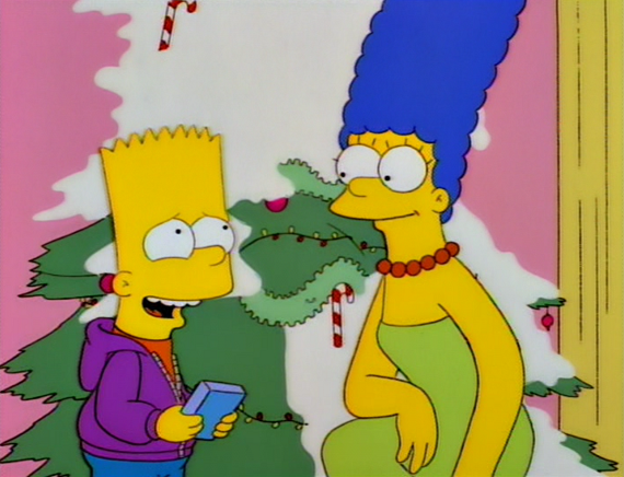 Esther Hernandez El Primer Episodio Formal Bart Se Pone Un Tatuaje Gastan Los Ahorros En Quitarselo Homero Trabaja Como Santa Claus Adoptan A Ayudante De Santa