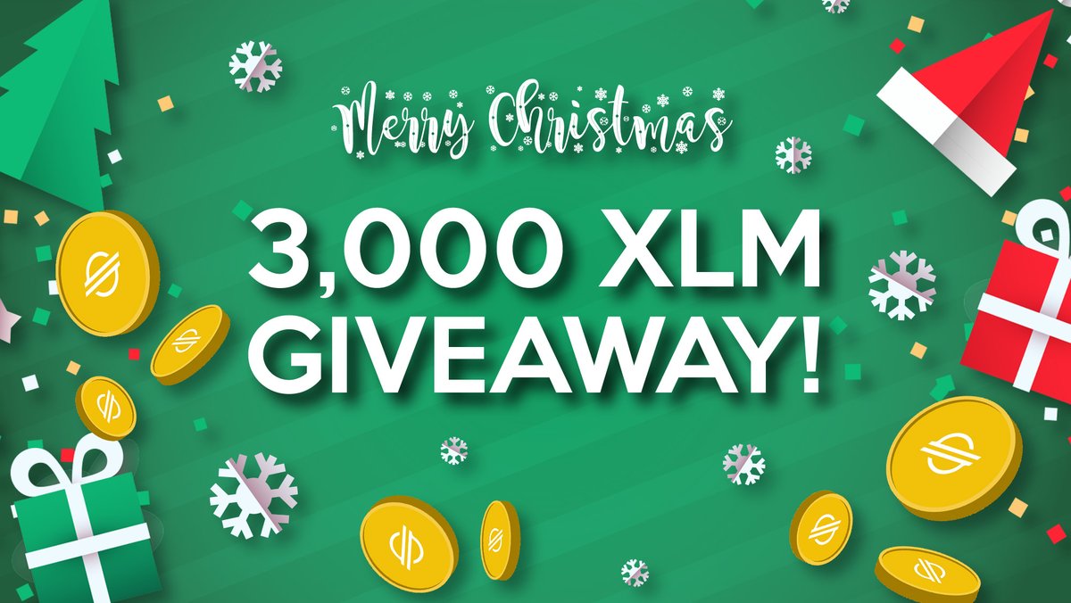 coin_guru's tweet photo. 📣📣3000 $XLM Giveaway!!🎁🎁
3 winners x 1000 XLM

To enter:
+ Follow @coin_guru
+ RT and Tag 2 friends

Ends: 30 Dec 2019 0000 UTC

#Stellar #stellarfamily #cryptotraders #blockchain #crypto #DeFi #cryptocurrency #giveaway #contest #competition #sweepstakes #christmasgiveaway https://t.co/UmKj2QNI2G