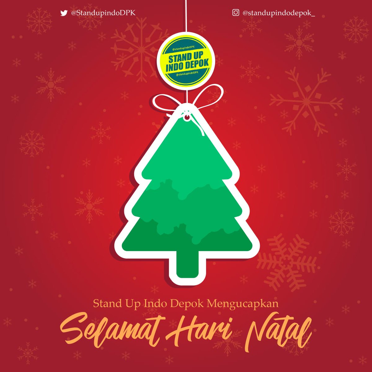 Kami <a href="/StandupindoDPK/">StandUpIndoDepok</a> Mengucapkan Selamat Hari Natal🌲❤️🧔🏻