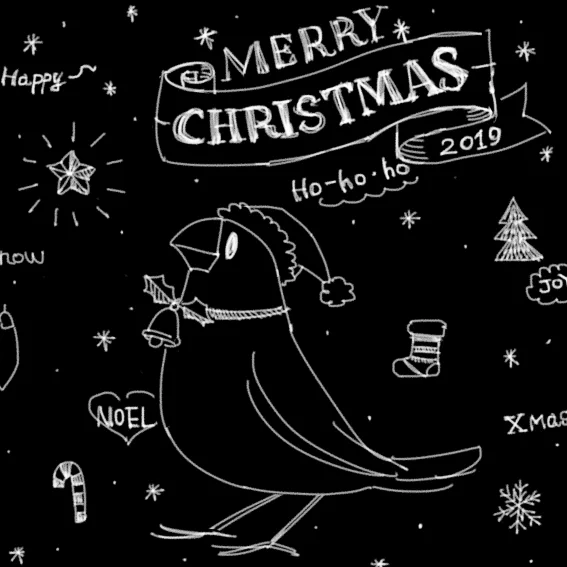 今年のクリスマスプレゼントはグーグルホームminiを買いました(家族用)#クリスマス #文鳥 