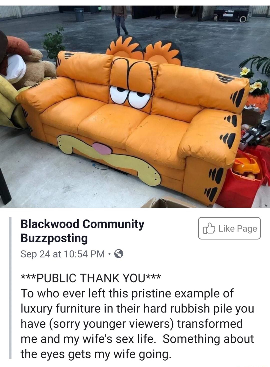 Garfield couch deals