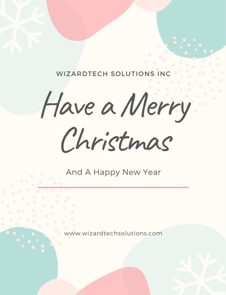 wizardtechs's tweet photo. We hope you all Have a Merry Christmas and a Happy New Year!! #merrychristmas #tistheseason #hollyjollychristmas #sales #socialmediamarketing #cloudcomputing #AI #artificialintelligence #bigdata #data #DataScience #DataScientists #DataPi https://t.co/eSjmxMOkVP