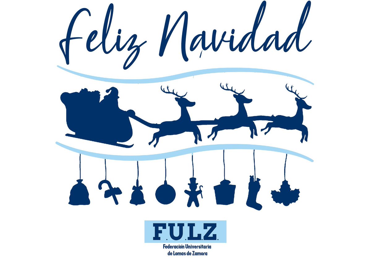 laFULZ's tweet photo. ¡¡¡Feliz navidad a toda la comunidad que conforma la Universidad Nacional de Lomas de Zamora!!! 🎄🥂
#FULZ https://t.co/aVpXlNtwUy