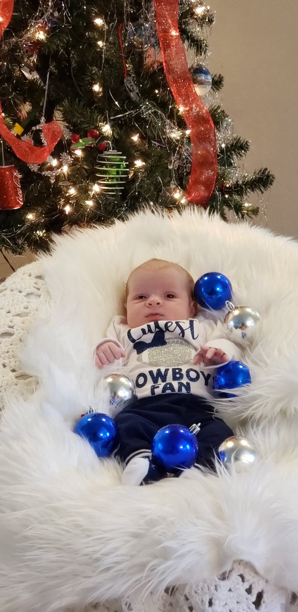 ruddellmath's tweet photo. Newest and cutest little Cowboys fan! America's Team always and forever! @dallascowboys https://t.co/S7ZNKedORE