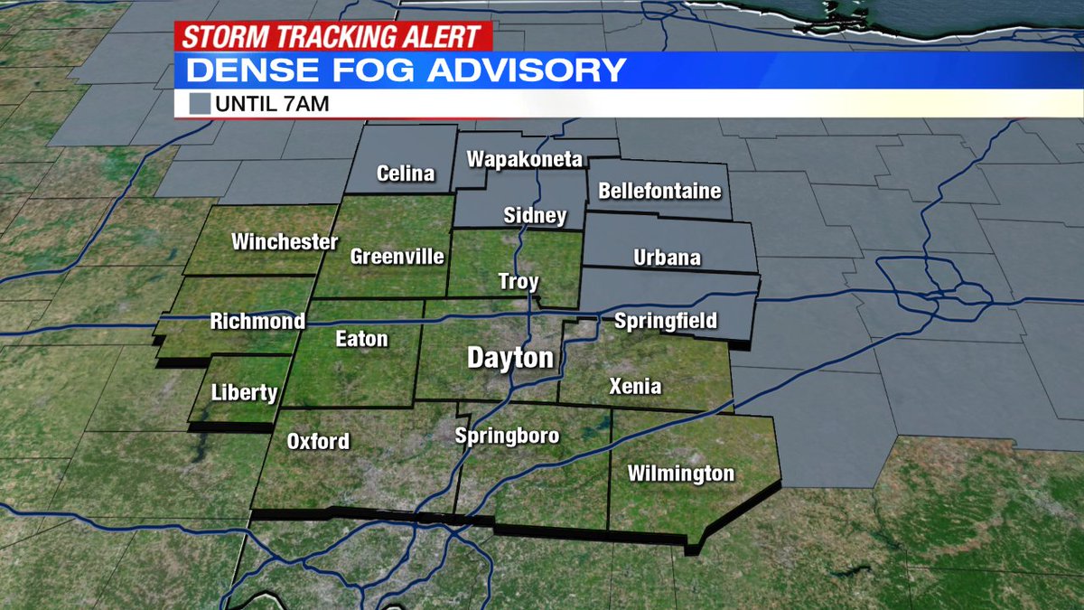 Storm Center 7 (@stormcenter7) on Twitter photo Dense Fog Advisory in effect until early Christmas morning for Auglaize, Champaign, Clark, Logan, Mercer, Shelby and Randolph (Indiana) counties @MVrydaghsWHIO <a href="/StormCenter7/">Storm Center 7</a> #WhioWX whio.com/news/local/ear… Dense Fog Advisory in effect until early Christmas morning for Auglaize, Champaign, Clark, Logan, Mercer, Shelby and Randolph (Indiana) counties @MVrydaghsWHIO <a href="/StormCenter7/">Storm Center 7</a> #WhioWX whio.com/news/local/ear…