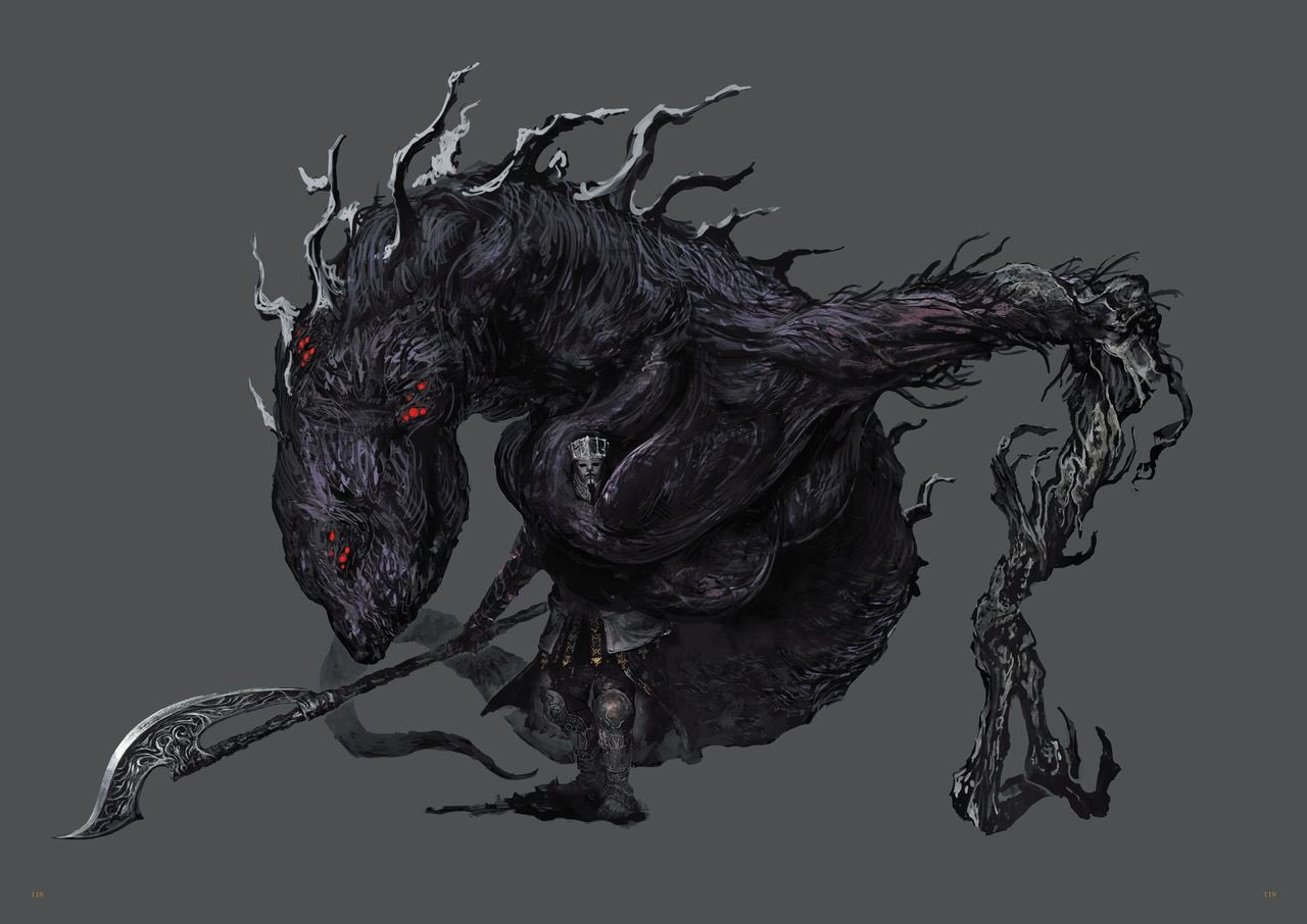 Draegore Nagendra On Twitter Abyssal Gundyr Concept Art From The Dark Souls 3 Design Works 