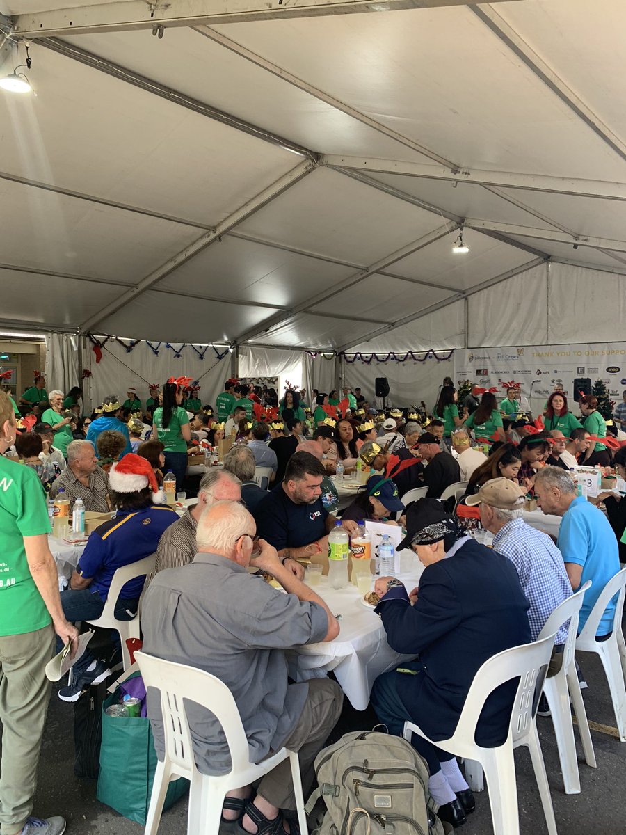 nabsansari's tweet photo. Christmas cheer with @RevBillCrews and his many dedicated volunteers organizing a free lunch for 1500 homeless and needy with @DavidHarding_ @AlboMP . Great work by the Exodus Foundation @ExodusRevBill https://t.co/RcOBc7JlwI