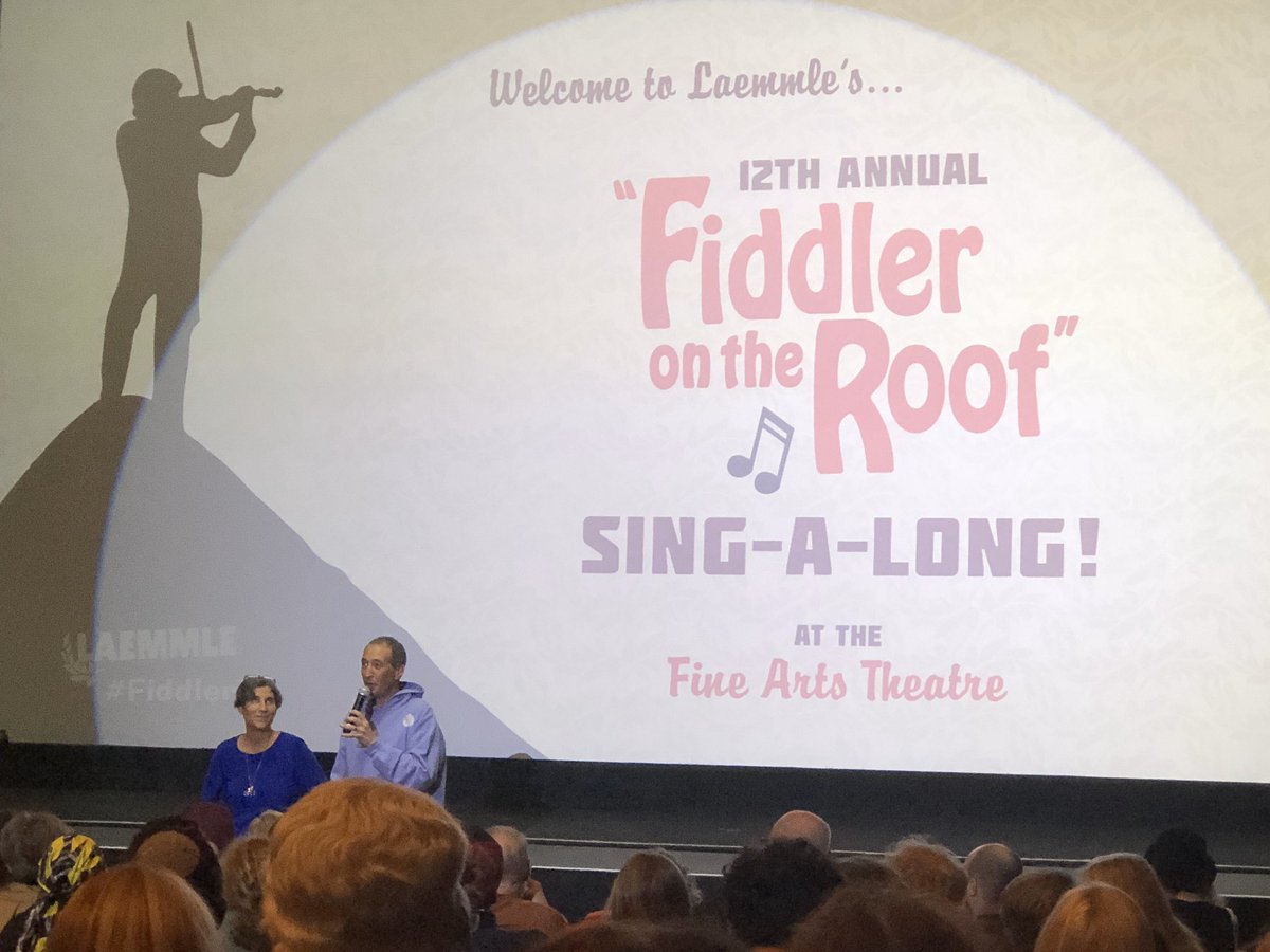lisalmn's tweet photo. #FiddlerLA.  It’s happening.  Thank you @greglaemmle https://t.co/eZEfBtt9jp