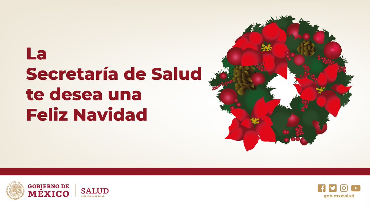 SSalud_mx's tweet image. ¡#FelizNavidad!