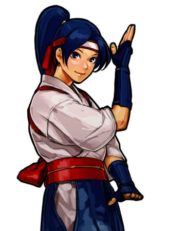 KASUMI TODOH (no cool title)Age: 16Country: JapanTeam: Women Fighters' TeamOrigins: Art of Fighting 3mai's replacement in the women fighters' team in '96, and a frequent backup member of the team. she's a typical teenage girl, but her ability in aikido is undeniable.