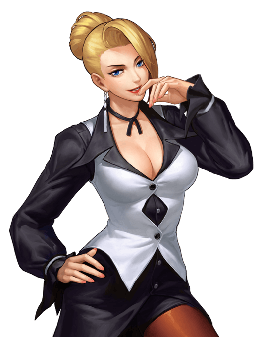 MATURE - "The Speedy Cruel Beauty"Age: 28Country: ???Team: Iori TeamOrigins: KOF '94supposedly one of rugal's secretaries, mature and her partner keep an eye on iori for unknown purposes. it seems as though not even iori is certain of what her intentions are.