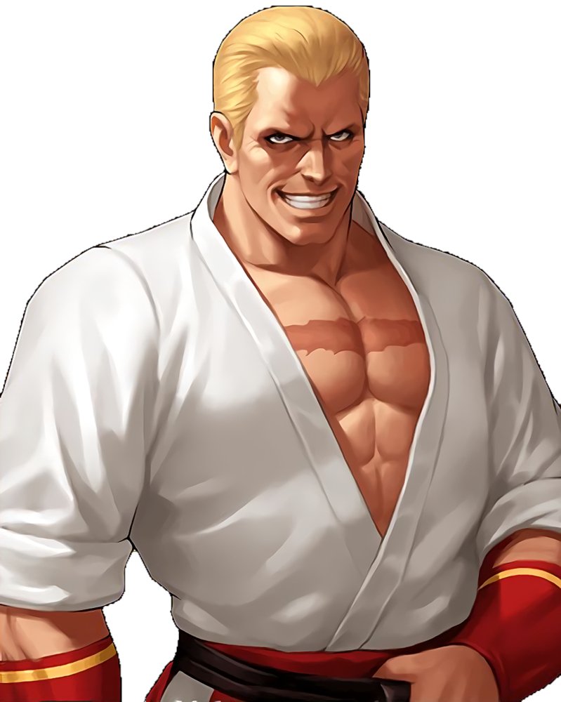 GEESE HOWARD (no cool title)Age: 42Country: AmericaTeam: Boss Team/South Town TeamOrigins: Fatal Furythe big man himself. geese is a crime lord who rules over the city of South Town, and the CEO of Howard Connection. a japanophile who trained under tung fu rue.