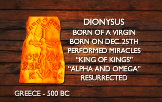 10. Again - not precisely sure how close all these gods match the description on the slides - but definitely some common narrative elements here -- would be good to map out in  @RoamResearch Many elements in the story of Jesus that had been "sticky" across many prior cultures