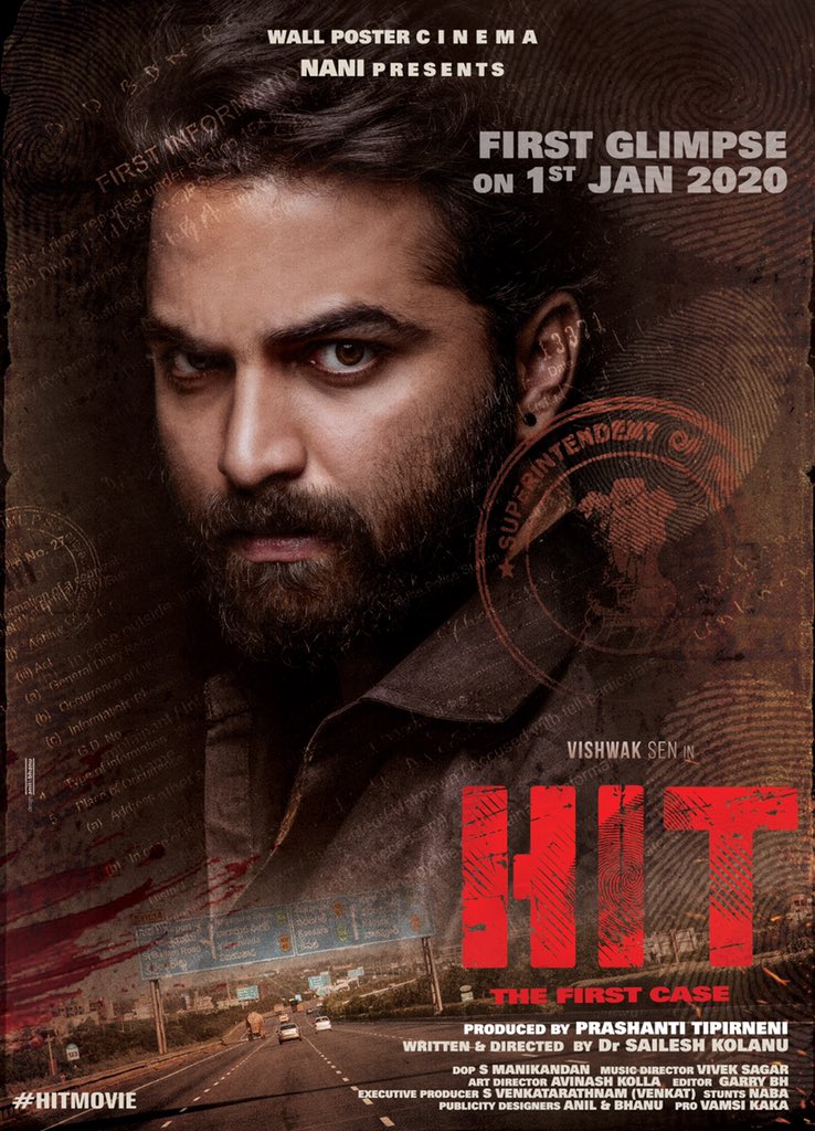 Nani (@nameisnani) on Twitter photo This is Vikram Rudraraju ..
And only he can handle this
#TheFirstCase
#HITMovie 🔥
Witness the first glimpse of his journey on the 1st of jan 2020.
#VishwakSen <a href="/iRuhaniSharma/">Ruhani Sharma</a> @PrashantiTipirn <a href="/KolanuSailesh/">Sailesh Kolanu</a>
<a href="/walpostercinema/">Wall Poster Cinema</a> This is Vikram Rudraraju ..
And only he can handle this
#TheFirstCase
#HITMovie 🔥
Witness the first glimpse of his journey on the 1st of jan 2020.
#VishwakSen <a href="/iRuhaniSharma/">Ruhani Sharma</a> @PrashantiTipirn <a href="/KolanuSailesh/">Sailesh Kolanu</a>
<a href="/walpostercinema/">Wall Poster Cinema</a>