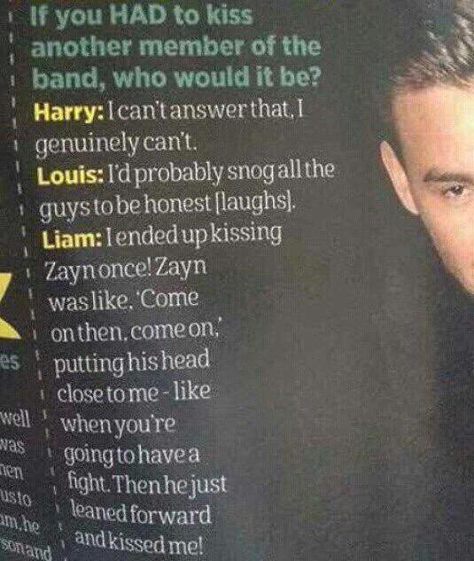 He's the only member who publicly admitted kissing two members in the Band 