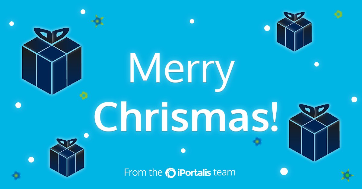 Merry Christmas from the iPortalis team! 🎁 Hope you have a wonderful Christmas filled with family, friends and laughter.