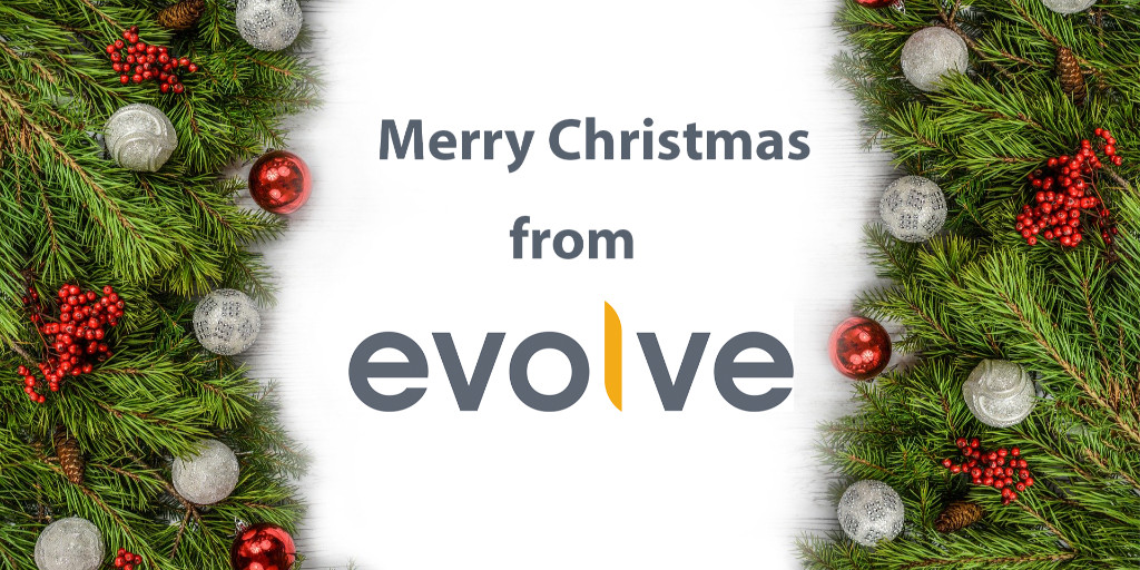 Wishing you a very Merry Christmas from all at evolve.

Thank you for your continued support #MerryChristmas 🎄🎁