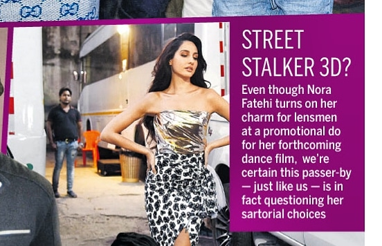 Nora Fatehi was spotted when she did her upcoming film Street Dancer 3D promotion. ...

#satejshinde #midday #hitlist #up&about #bollywood #actor #iteamgirl #itemsongs #streetdancer3d #norafatehi #norafatehihot #norafatehifans