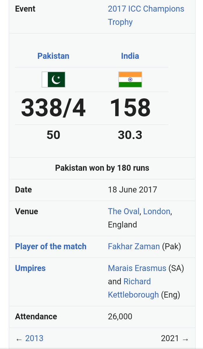 KhanFarrukk's tweet photo. @ICC Champions Trophy Final 2017.
#CTFinal2017
#PakVsInd https://t.co/gq0b0lrOJh
