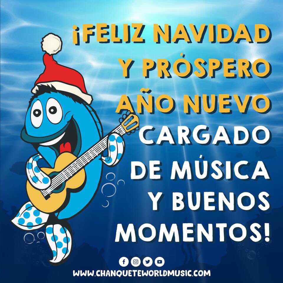 Feliz Navidad Chanqueteros! 🐟🎄
Os deseamos un Año Nuevo cargado de música y buenos momentos! 
Nos vemos en 2020! 
#chanqueteworldmusic #nerja #feliznavidad
