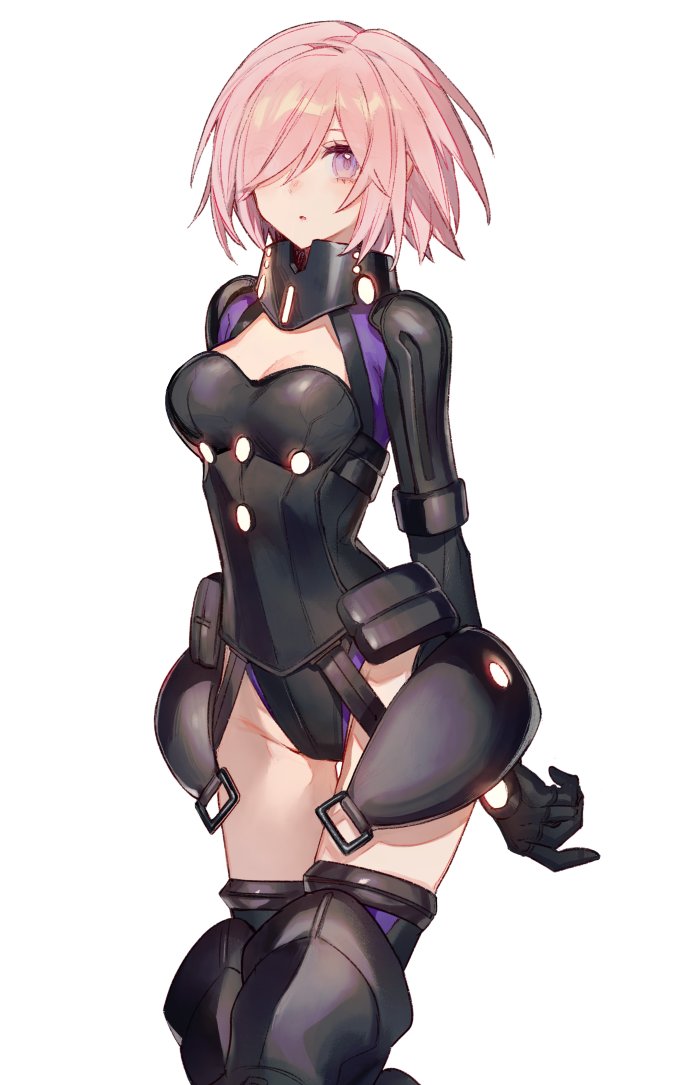 Fgo ちょこ庵先生のマシュ オルテナウスちゃんがメカクレカワイイ