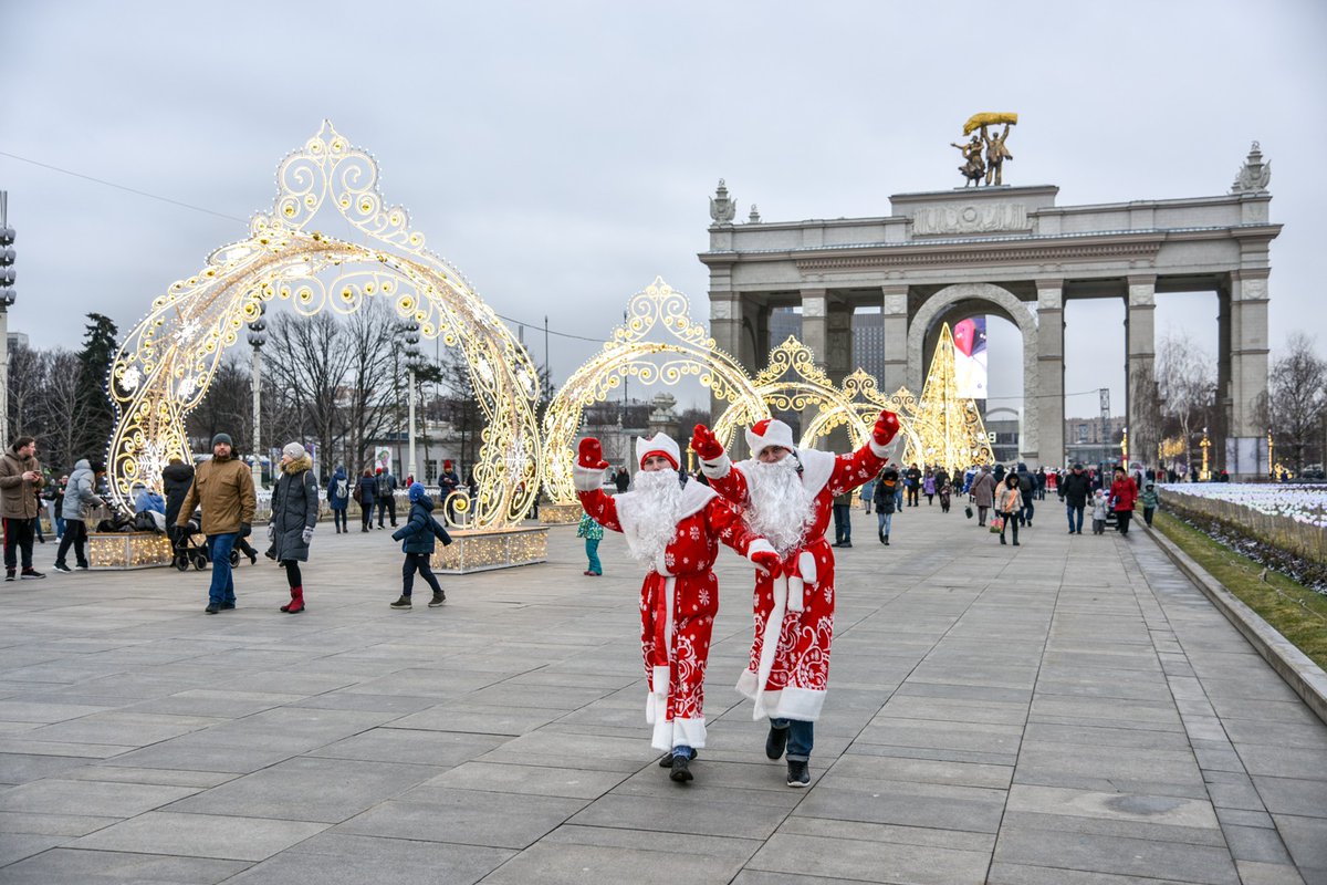 Вднх москва на новый год