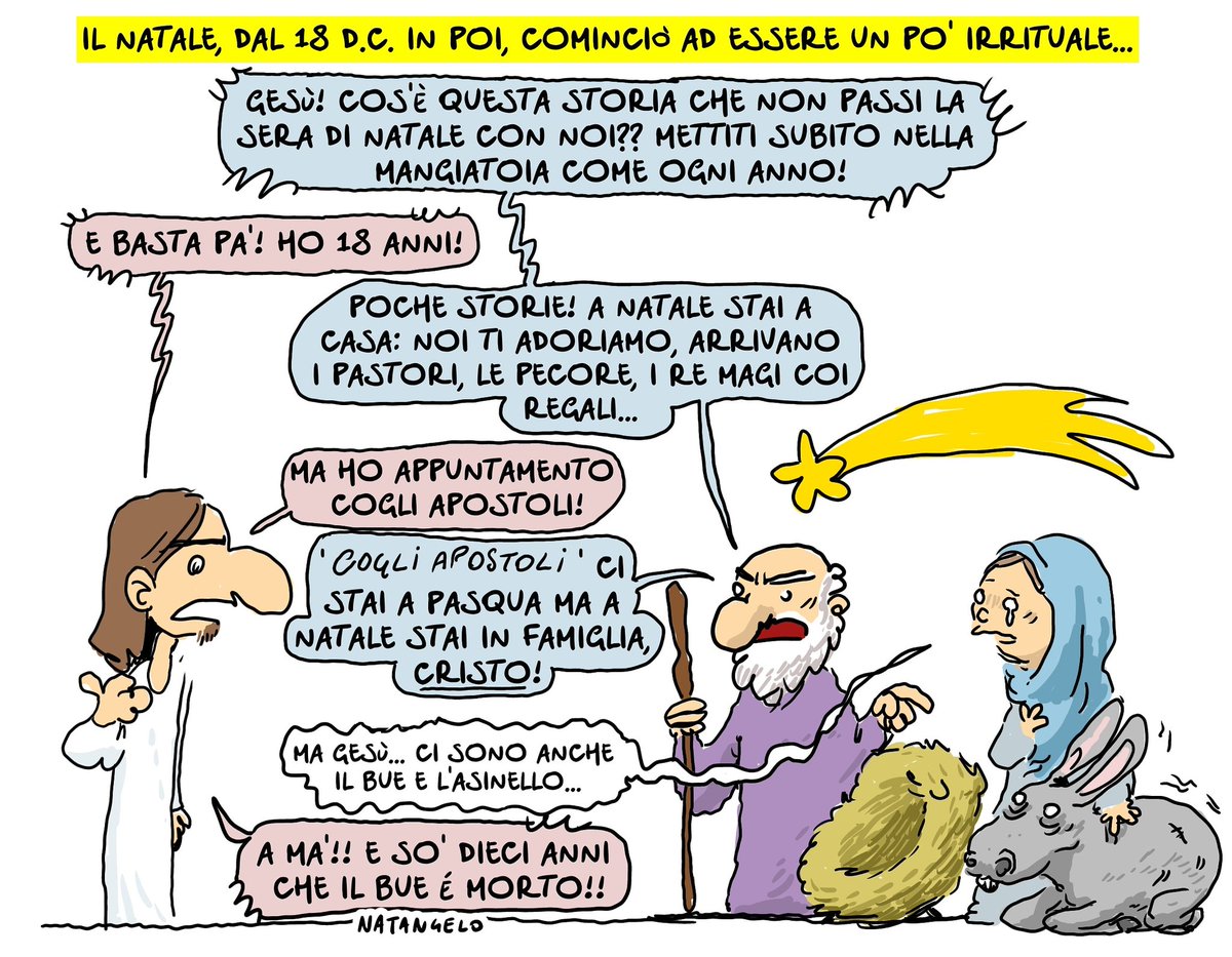 NatangeloM's tweet image. Natale 18 d.c.
#natale #christmas #25dicembre #gesú #cartoon #natangelo