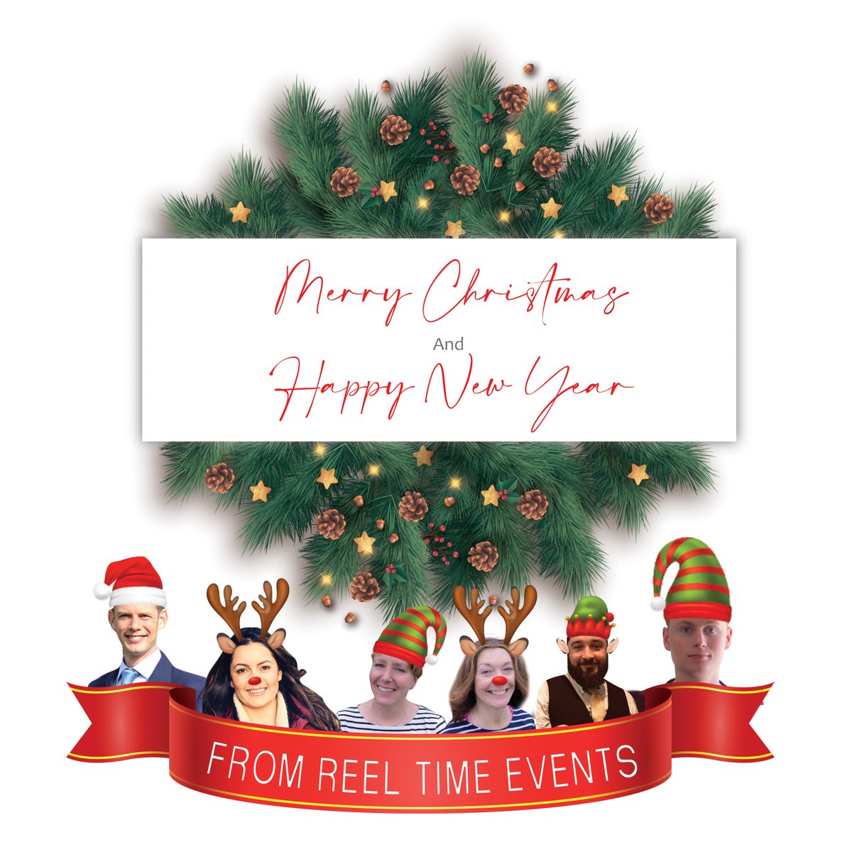 ReelTimeWedding's tweet photo. Merry Christmas and a Happy New Year from everyone at Reel Time! https://t.co/aPyLoiWGf7