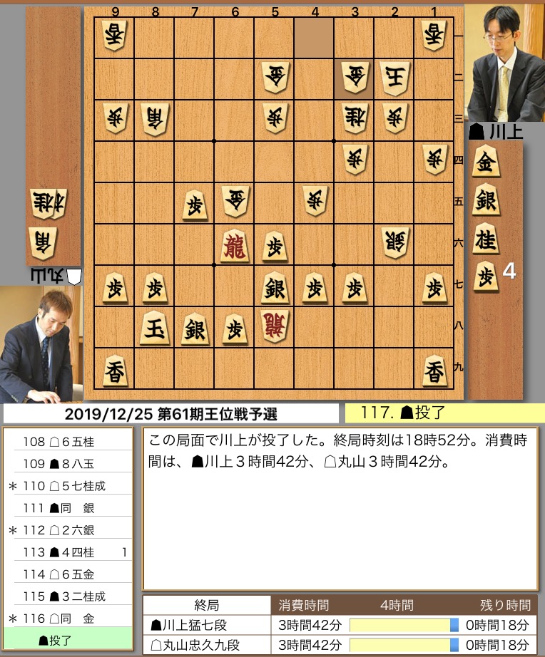 40CH.NETメインメニュー丸山忠久九段が川上猛七段に勝利|第61期 王位戦 予選 投稿ナビゲーション 最近の投稿RSS/FEEDアーカイブカテゴリブログ統計情報メタ情報