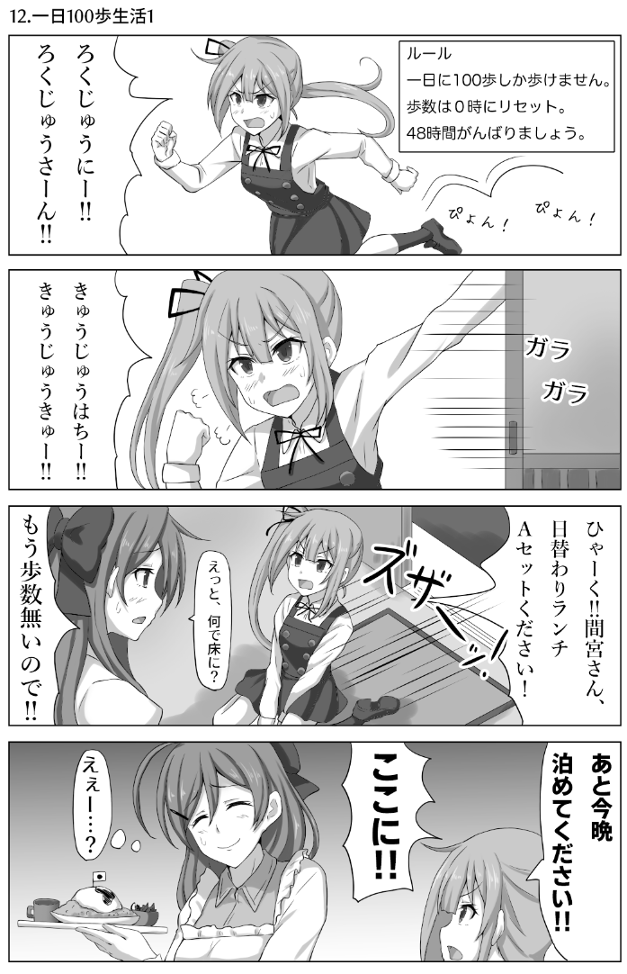 100歩の回 その1
#艦これ 