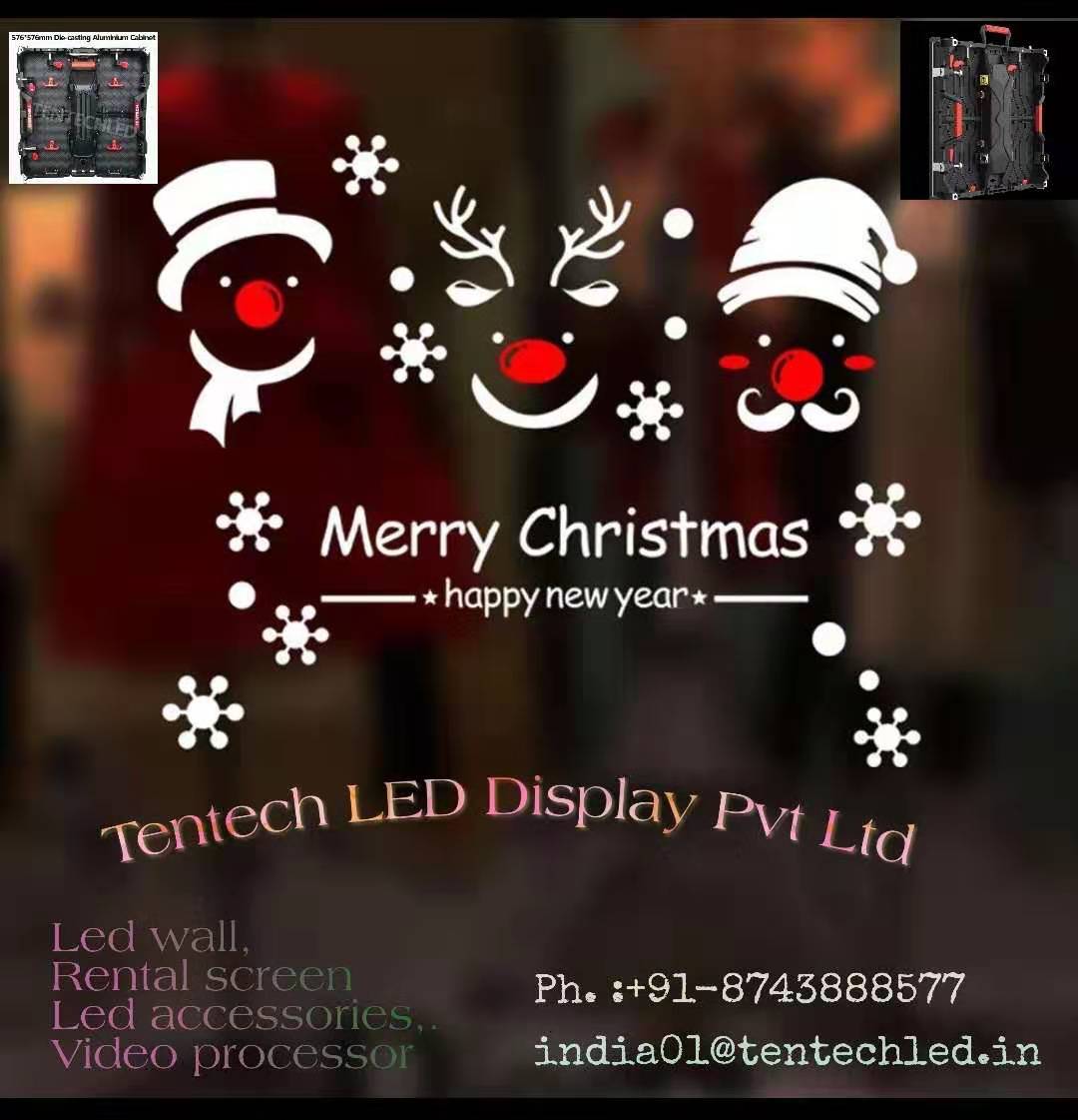tentechled's tweet photo. Hope this year Santa brings you the merriest Christmas ever. Merry Christmas 2019 Guys .

#tentechled #leddisplay #ledwall #rentalscreen #videowall #ledaccessories https://t.co/IluGB9Iep3