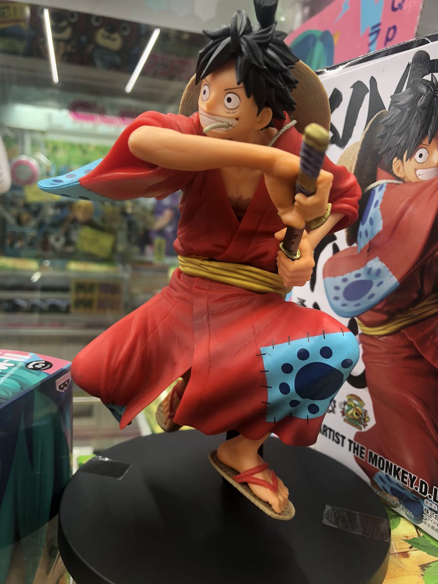 マンガ倉庫日向店アミューズ ワンピース King Of Artist The Monkey D Luffy ワノ国 入荷しましたー 片膝付いてるのかと思ったら 浮いてるのね ワンピース キングオブアーティスト ルフィ ワノ国 ワンピースワノ国編 ワンピースフィギュアを