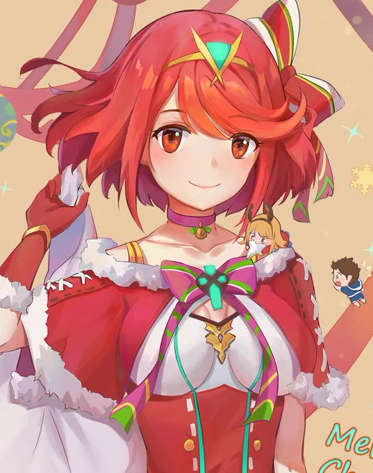 去年と今年 ホムヒカクリスマス～(順番を訂正? #ゼノブレイド2 