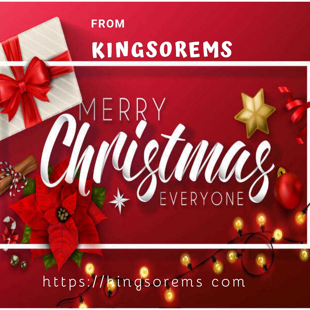 Kingsorems's tweet photo. We  are grateful for the  LIKES,  COMMENTS AND SHARES and JOBS, you brought  to us through your heartfelt generosity; We wish you many thanks. Merry Christmas.
#Merrychristmas #Happyxmas #Festiveperiod https://t.co/sdBR5NefNw