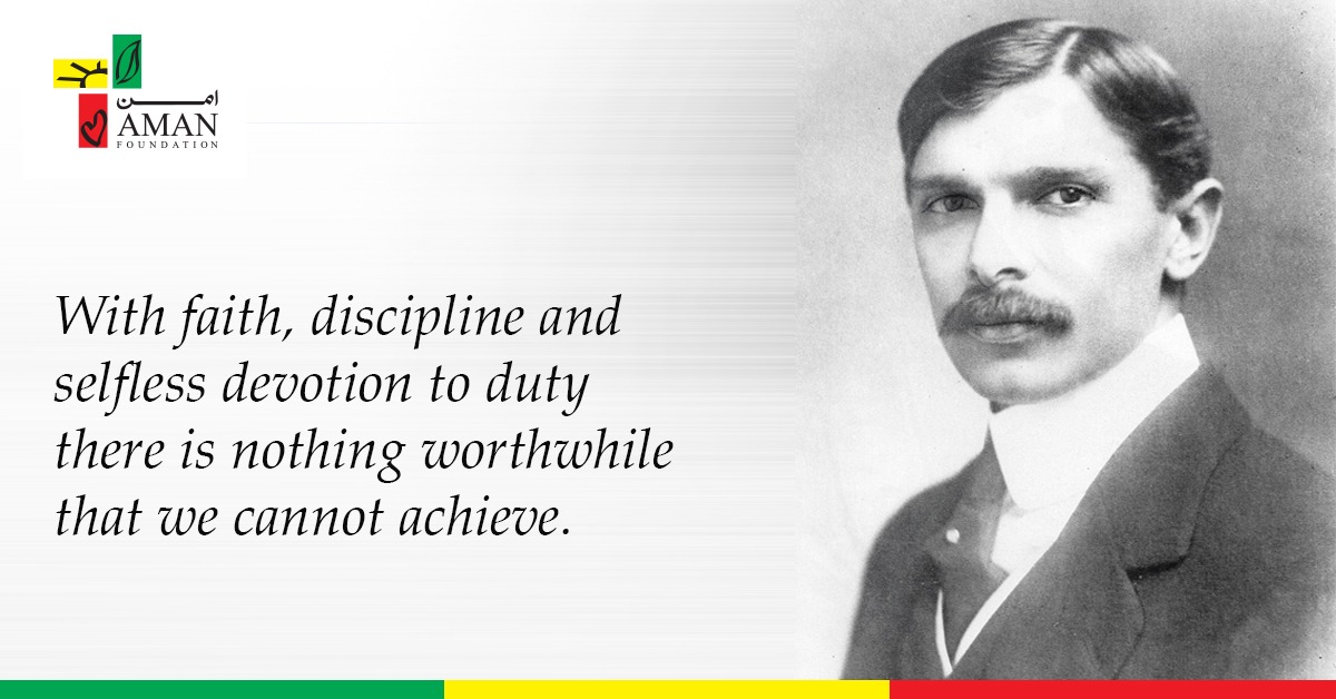 siehspk's tweet photo. Today, we pay homage to the Founder of Pakistan. Let's pledge to work relentlessly for a prosperous and progressive Pakistan.
#ThankYouJinnah #Quaid_e_azam #Jinnah #Quaid_e_azam #AmanFoundation #TransformingLives https://t.co/aTZU70vaoL
