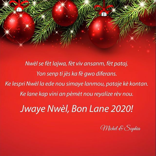 Jwaye Nwèl, Bon Lane 2020! ift.tt/374C9pR