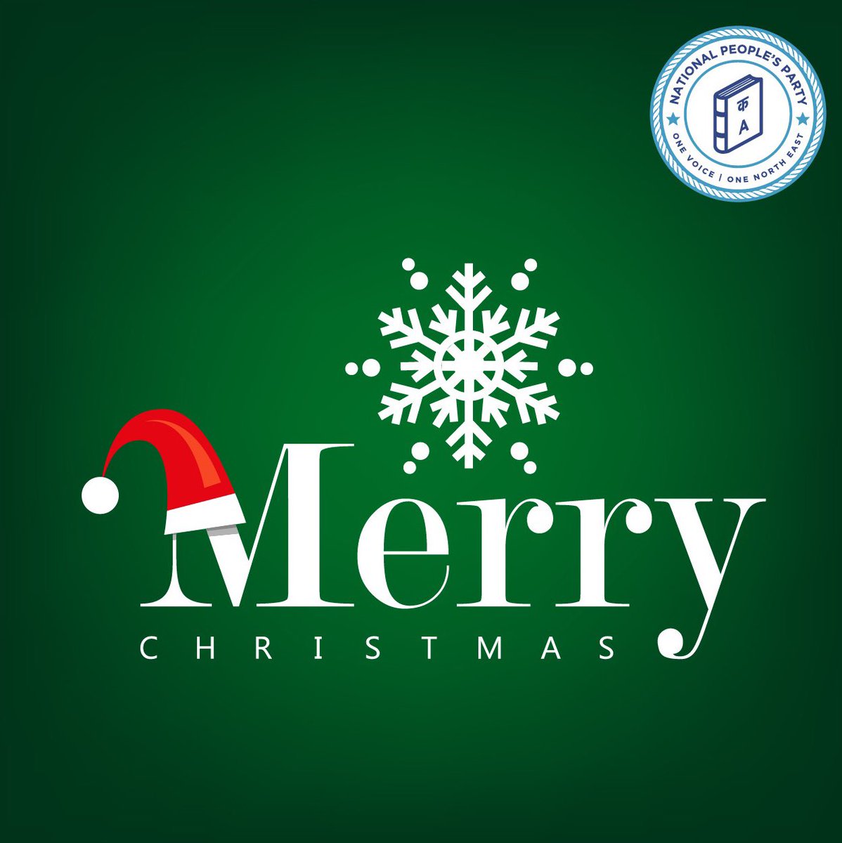 NPPIndia_'s tweet photo. Warmest wishes for the festive season from The National People’s Party. #MerryChrismas https://t.co/opryQyU6kw