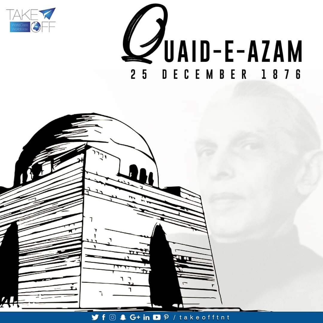TakeOfftnt's tweet photo. "Failure is a word unknown to me" Said Quaid-e-Azam ✌✌

#WemakeYouReachPlaces #LetsGo #QuaidDay https://t.co/d1CyU4FjcG
