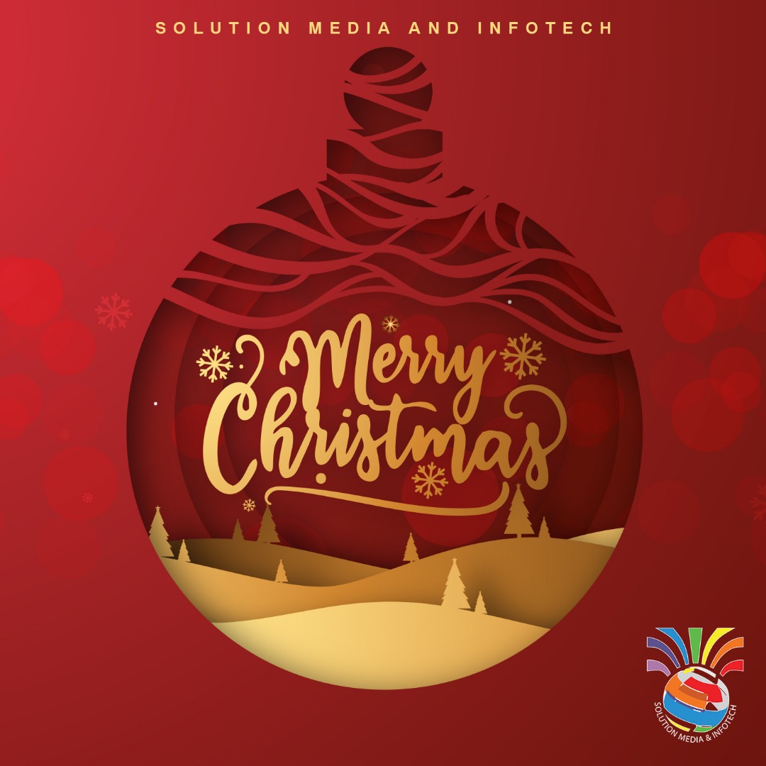 SMIL_NG's tweet photo. Merry Christmas! And best wishes for a healthy, happy, and peaceful New Year. With love from all of us at Solution Media and Infotech Limited. 😊

#Merrychristmas 
#technicalsupport #stage #lights #sound #SMILproduction #limitlesspossibilities https://t.co/3Jgl9bOUD9