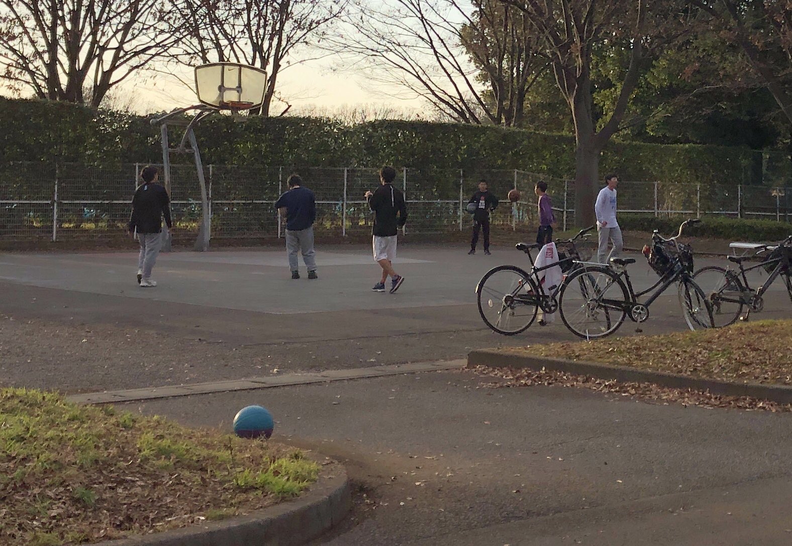旋風と用心棒 川越水上公園を散歩すると分かると思うが バスケットゴールが１つだけあって ほぼ毎時間 誰かがストリートバスケに打ち込んでいる 学校が終わる夕方には中高生が 真っ暗な夜も月明かりを頼りに仕事帰りの社会人が 薄暗い早朝は仕事を引退