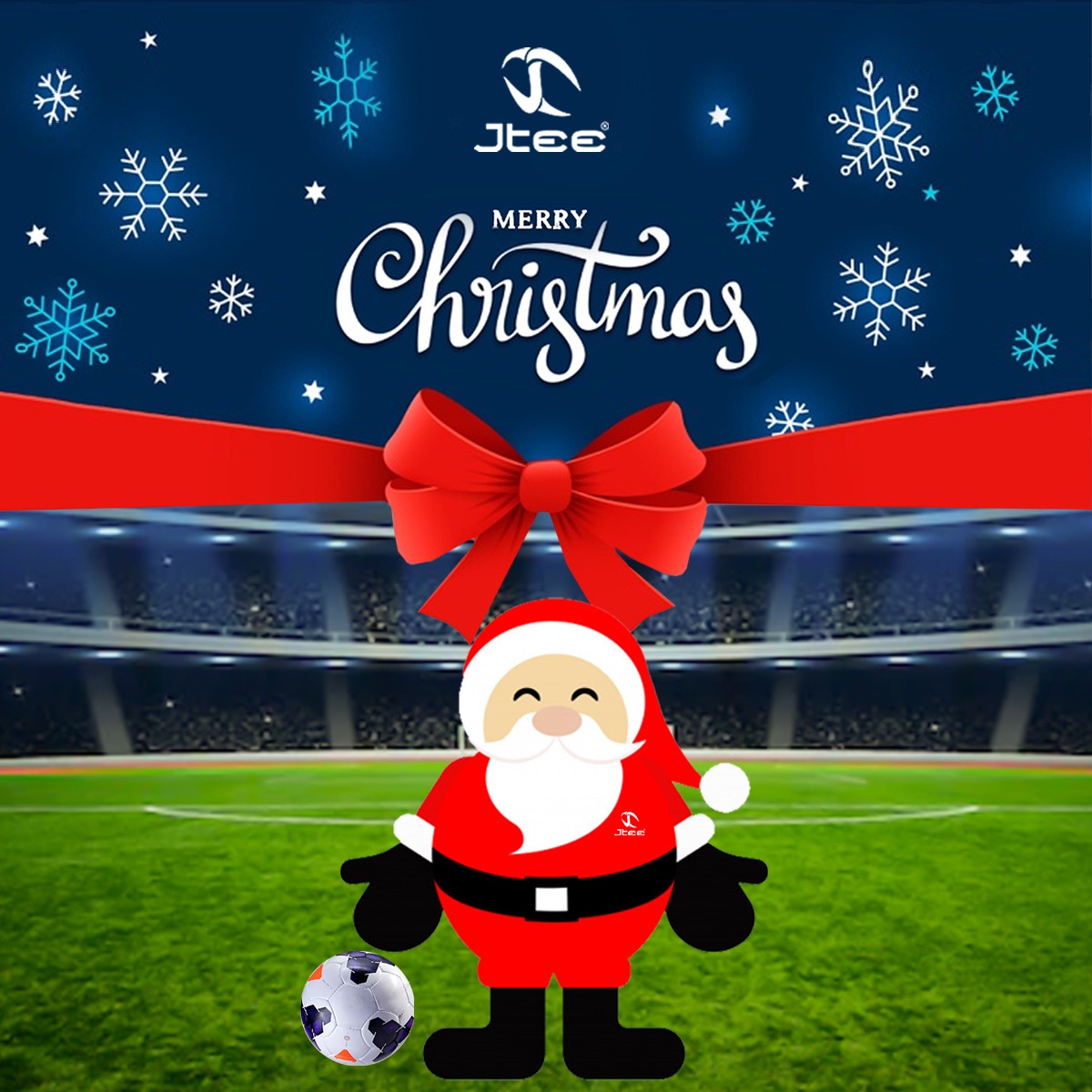 jteesportsindia's tweet image. Jtee Sports wishes you Merry Christmas. #Jtee #Jteesports #JteesportsIndia #Christmas #Festival #Newyear #2k20 #LeadingSportsBrand