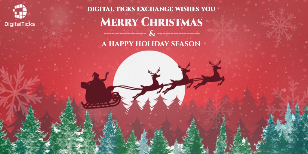 digitalticks's tweet photo. May the Magic of Christmas make you a wiser and confident trader through the years
Merry Christmas to one and all and have a Happy Holiday Season 
#Christmas #Wishes #Happytraders #Festivetime #Digitalticksexchange
Best Wishes
Digital Ticks Exchange https://t.co/TgMU1jZpOj