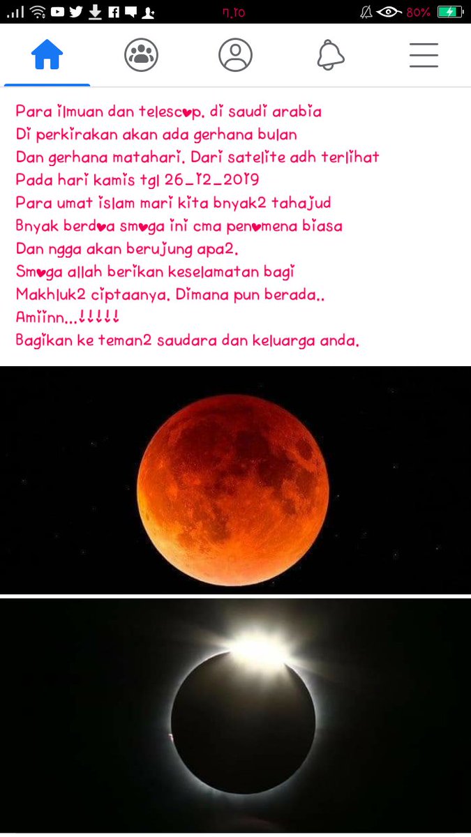 Semoga ini tidak berujung apa2
Dan hnya penomena biasa
..
Ya allah lindungilah umat islam 
Dimana saja berada.. Amiin