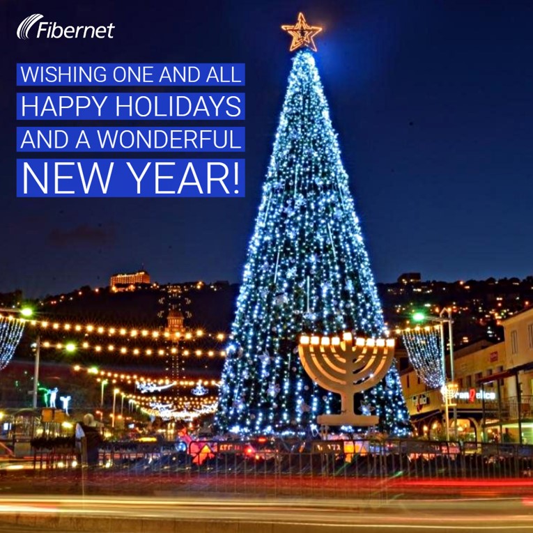 FibernetLtd's tweet photo. To friends and colleagues around the world, whatever holiday you celebrate, we wish you light, joy and a wonderful year ahead! #merrychristmas #happyhanukah #happynewyear2020 https://t.co/2aIe3d1Zq1